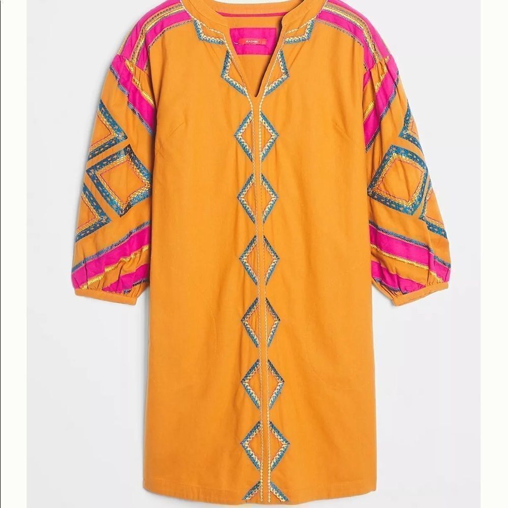 NWT/NWD Anthro Stasiana Embroidered Tunic Dress